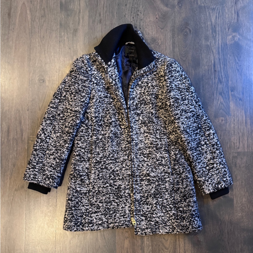 J. Crew Stadium Italian Wool Jacket Coat